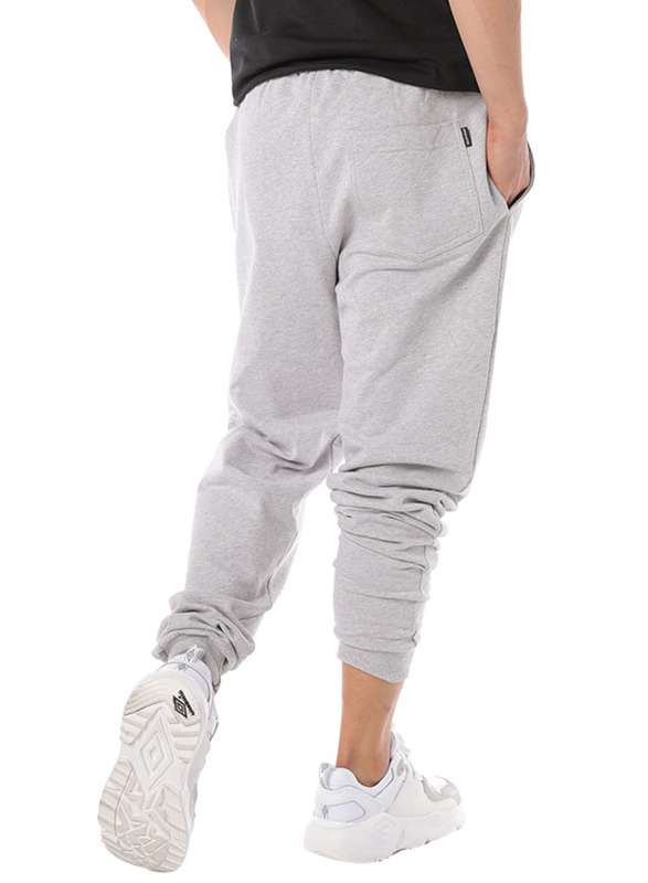 Dedicated Lund Script Joggers for Men, Medium, Grey