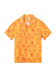 Nikben NB Chief Short Sleeve Shirt for Men, Small, Yellow