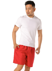 Scipo Curls Drawstring Shorts for Men, Medium, Red