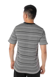 Dedicated Knitted Husum Stripe Short Sleeves T-Shirt for Men, Extra Large, Multicolour