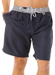 Scipo Sails Drawstring Shorts for Men, Double Extra Large, Navy Blue