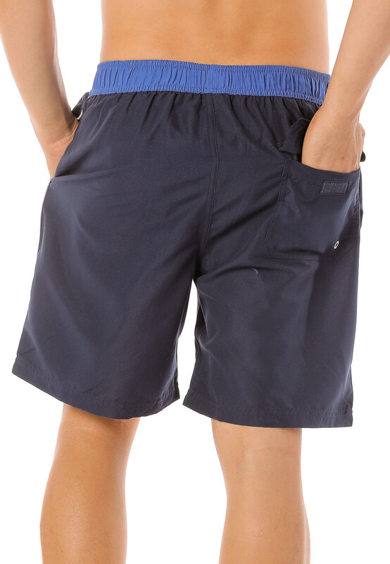 Scipo Swoop Drawstring Shorts for Men, Large, Navy Blue