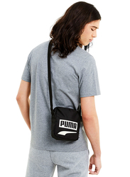 Puma Plus Polyester Portable II Belt Bag for Men, Black