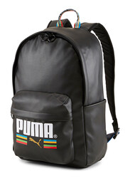 Puma Originals PU Synthetic TFS Backpack Bag for Men, Black