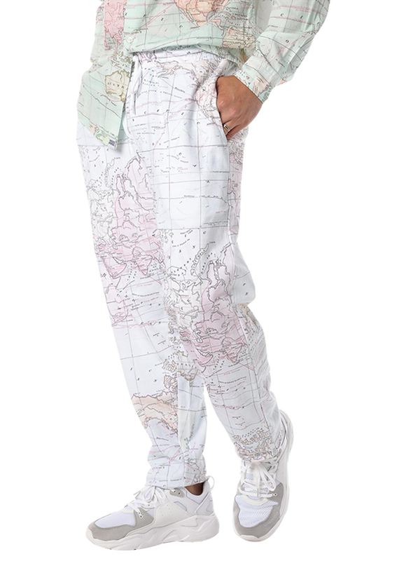 Dedicated Lund Map Joggers for Men, Small, Multicolour