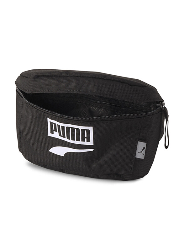 Puma Plus Canvas Waist Bag II for Men, Black