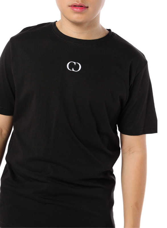 Criminal Damage Eco Sort Sleeves T-Shirt for Men, Extra Large, Black