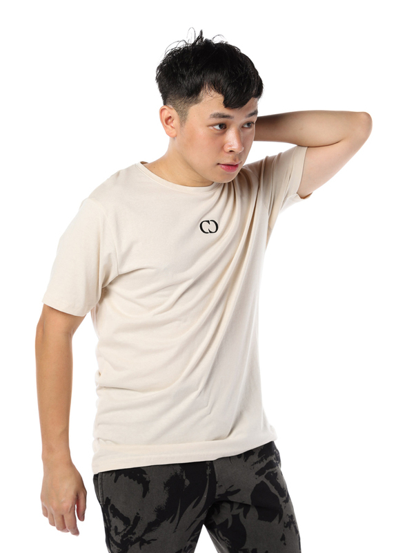 Criminal Damage Eco Sort Sleeves T-Shirt for Men, Extra Large, Light Brown