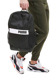 Puma Plus Polyester Backpack Bag for Men, Black