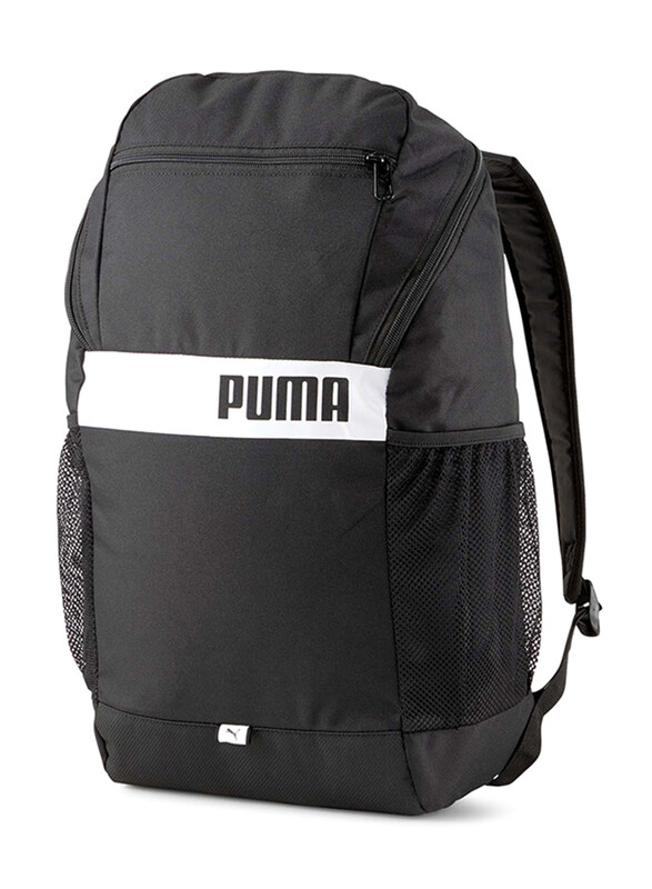 Puma Plus Polyester Backpack Bag for Men, Black