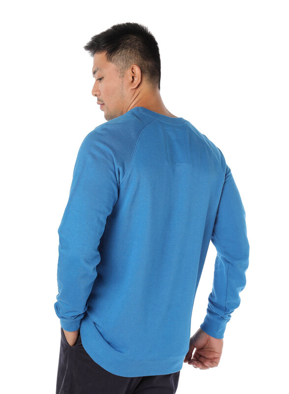 Dedicated Malmoe Color Bike Long Sleeves Sweatshirt for Men, Large, Blue