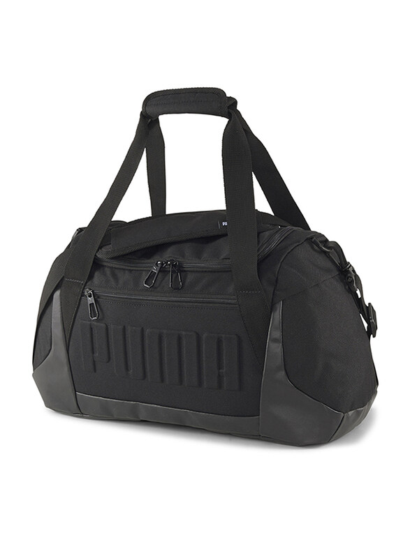 Puma Polyester Gym Duffle Bag for Men, Small, Black