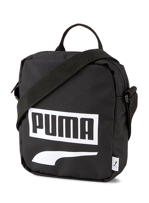 Puma Plus Polyester Portable II Belt Bag for Men, Black