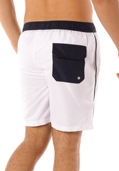 Scipo Dive Drawstring Shorts for Men, Extra Large, White