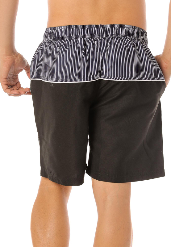 Scipo Coast Drawstring Shorts for Men, Double Extra Large, Black