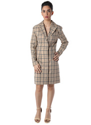 NA-KD Checked Blazer Dress, 40 EU, Multicolour