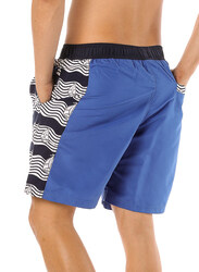 Scipo Sails Drawstring Shorts for Men, Large, Blue