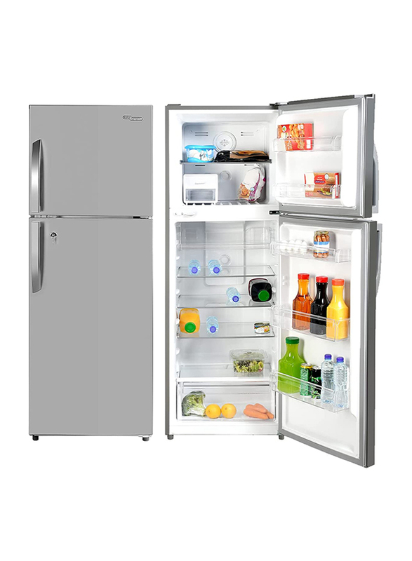 Super General 410L Gross Top Mount Refrigerator Freezer, SGR410l, Silver