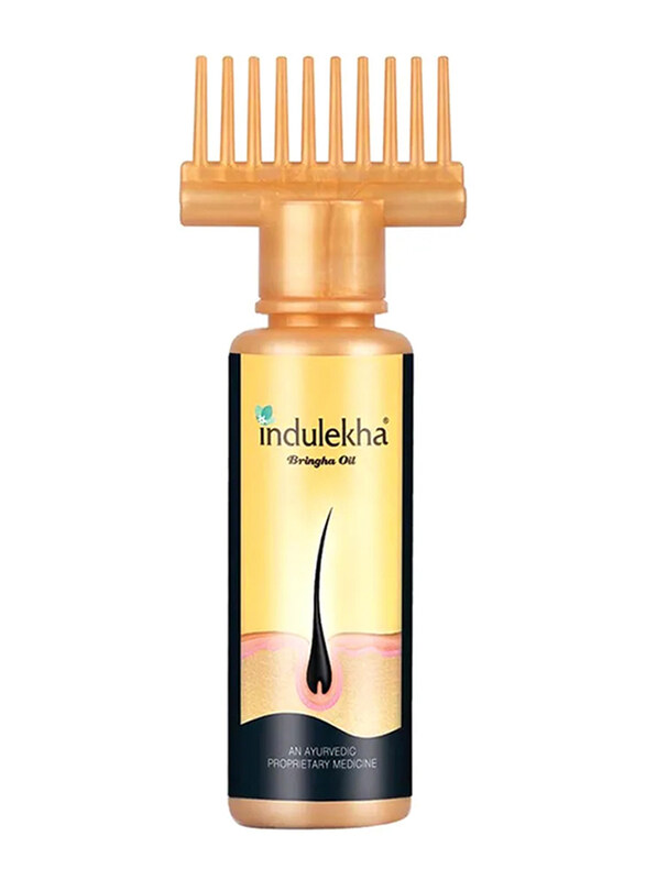 

Indulekha Bringha Hair Oil Set with Applicator Comb for All Hair Types, 100ml, 3 Pieces