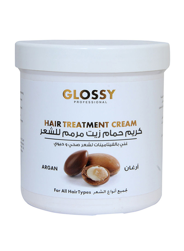 Glossy Professional Hair Treatment Cream Argan for All Hair Types, 1000ml