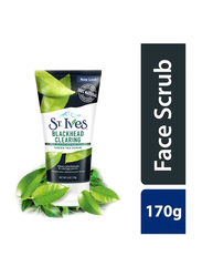 St. Ives Blackhead Clearing Green Tea Bamboo Scrub, 170gm