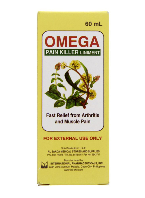 Omega Pain Killer Liniment, 60ml