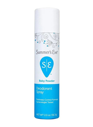 Summer's Eve Baby Powder Deodorant Spray, 56.7gm