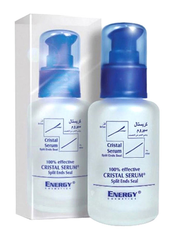 Energy Cosmetics Crystal Glossy Hair Serum for All Hair Types, 60ml