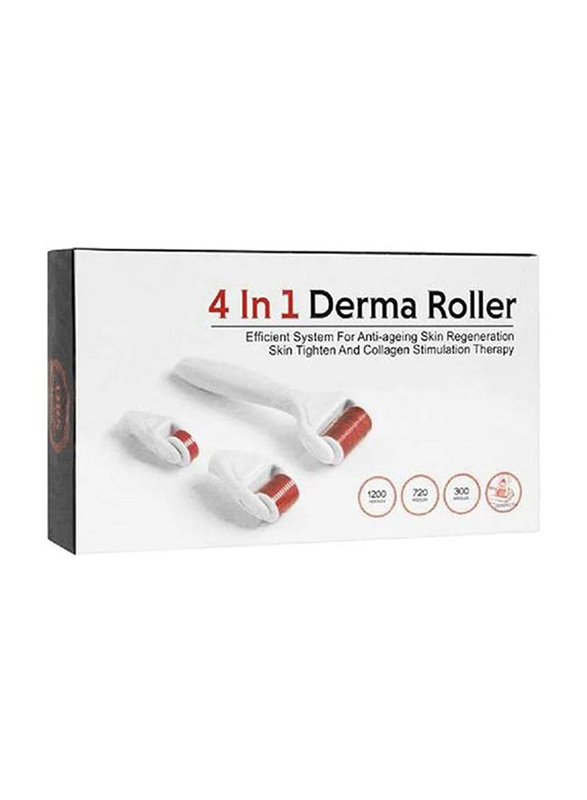 Derma 4 In 1 Roller Set, Multicolour