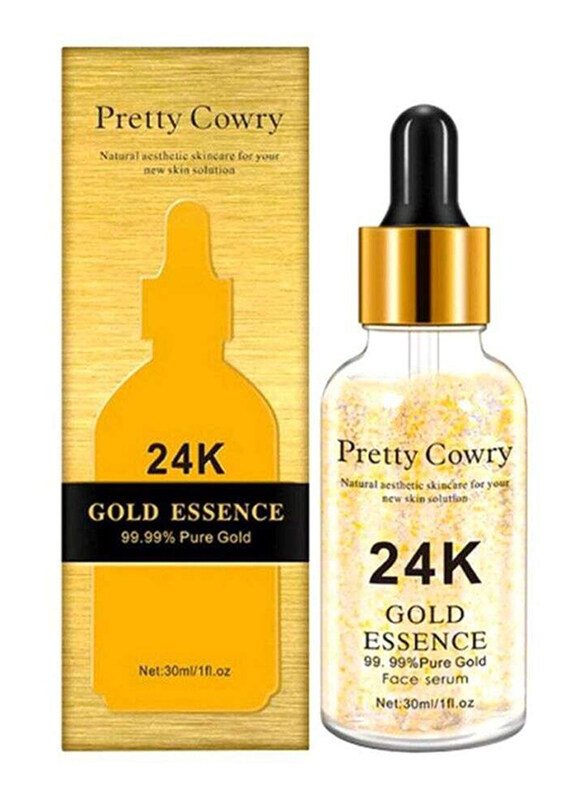 

Pretty Cowry 24K Pure Gold Essence Face Serum, 30ml