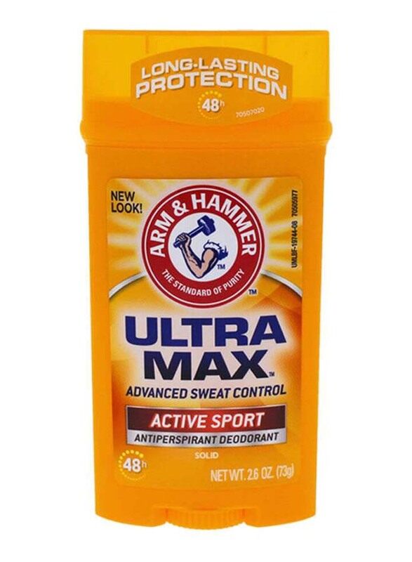 

Arm & Hammer Ultramax Deodorant Antiperspirant Invisible Solid Wide Stick, 73g