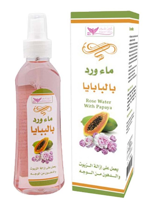 Kuwait Shop Rose Water with Papaya, 200ml