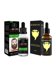 Beard Growth Oil Set, 30ml, 2 Pieces