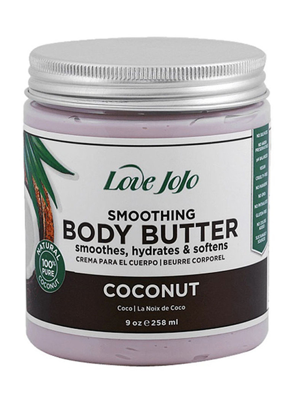 Love Jojo Smoothing Body Butter with Coconut White, 258ml