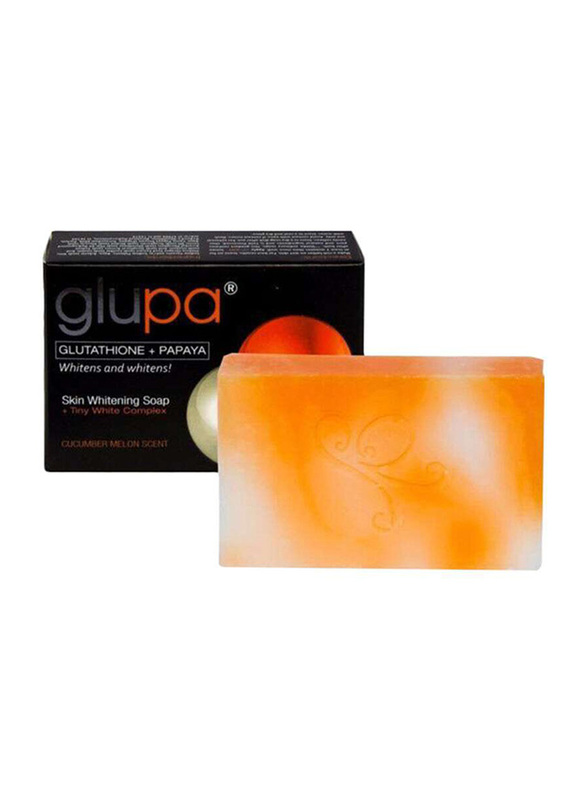 Glupa Glutathione & Papaya Skin Whitening Soap Bar, 135gm