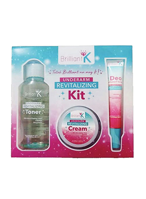 Brilliant K Underarm Revitalizing Kit, 3 Pieces