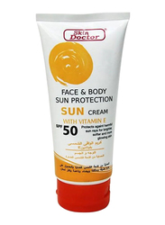 Skin Doctor Face & Body Sun Protection Cream with Vitamin E SPF50, 150gm