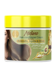 Melano Hair Conditioner Cream with Avocado, Jojoba & Olive, 400g