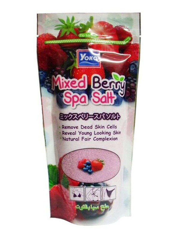 Yoko Mixed Berry Spa Salt, 300g