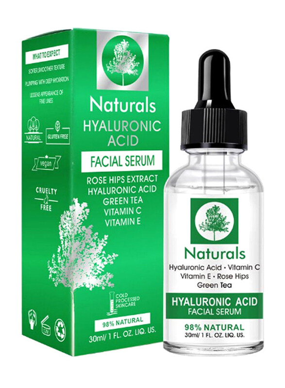 

Naturals Hyaluronic Acid Facial Serum, 30ml