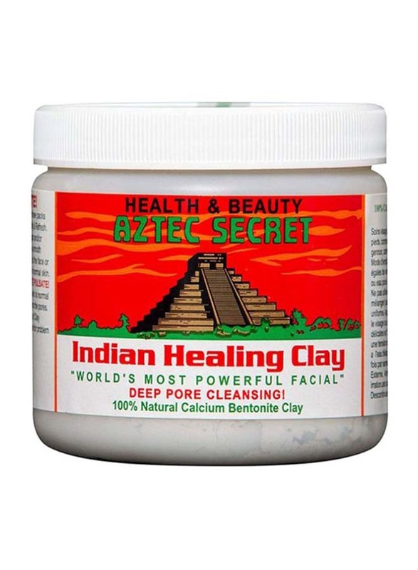 Aztec Secret Indian Healing Clay Deep Pore Cleansing Facial and Body Mask, 454g