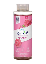 St. Ives Rose Water & Aloe Vera Extract Refreshing Body Wash, 473ml