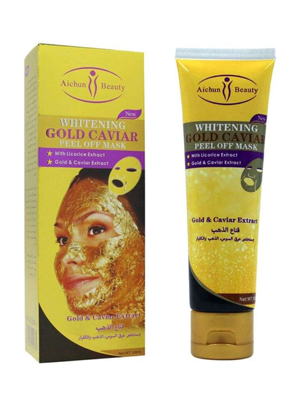 Aichun Beauty Whitening Gold Caviar Peel Off Mask, 120ml