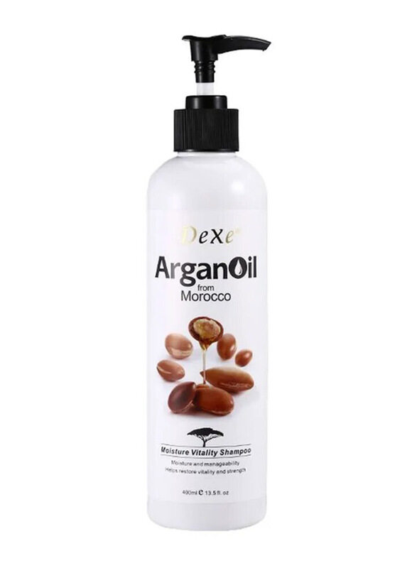 

DeXe Argan Oil Moisture Vitality Hair Shampoo for All Hair Types, 400ml