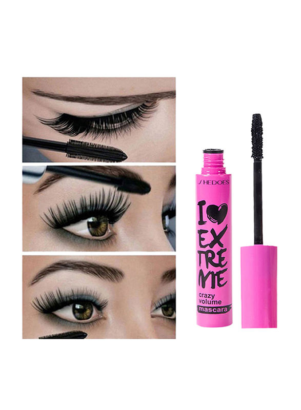 I Love Extreme Waterproof Eye Mascara, 8gm, Black