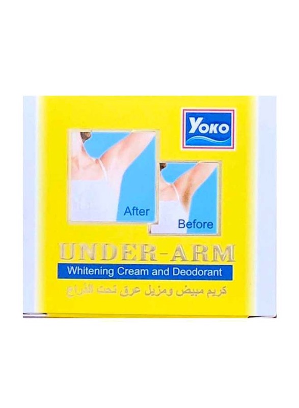 Yoko Under Arm Whitening Cream and Deodorant, 50g