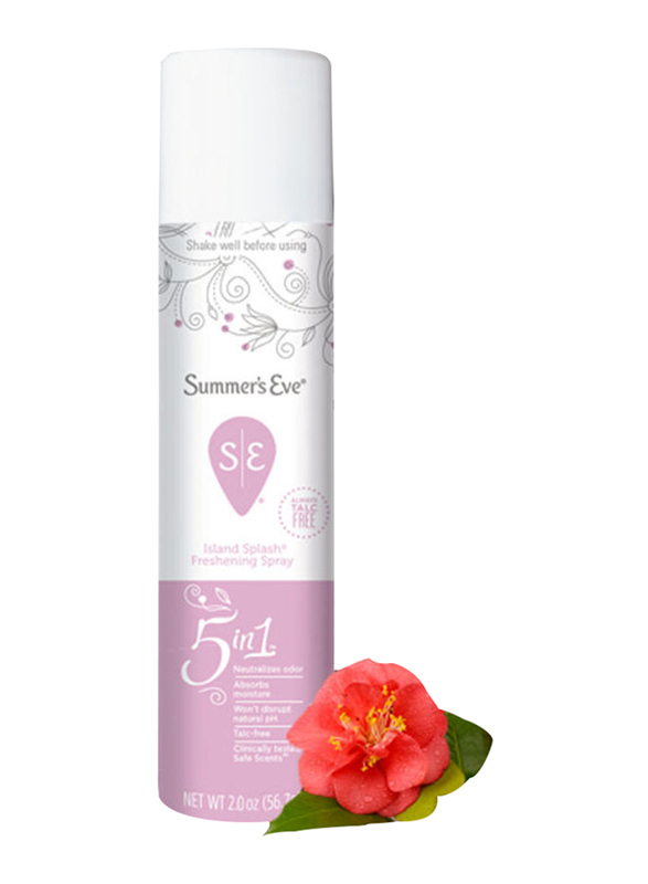 Summer's Eve Island Splash Freshening Spray, 56gm