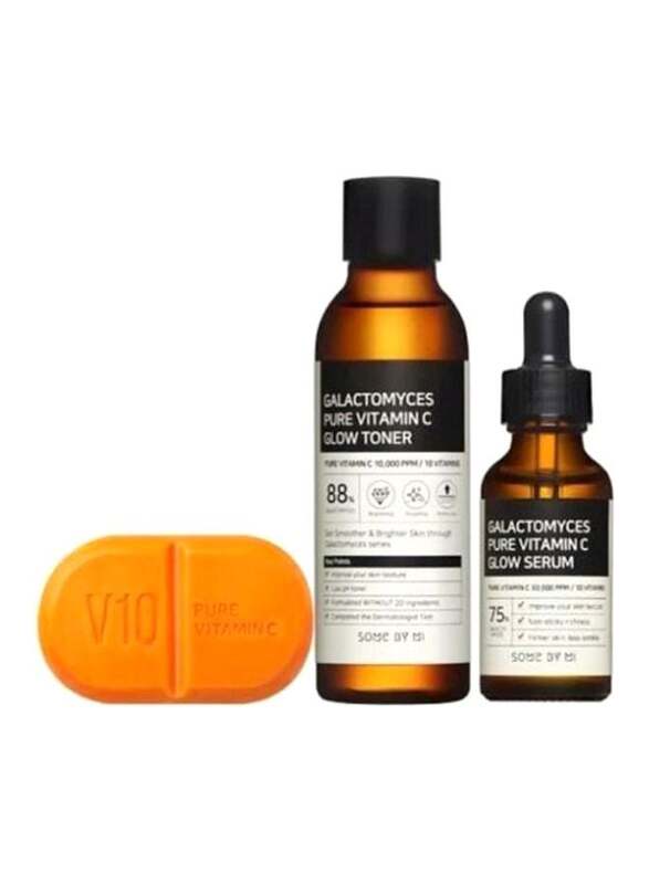 Galactomyces Pure Vitamin C Toner With Glow Serum And V10 Vitamin C Soap