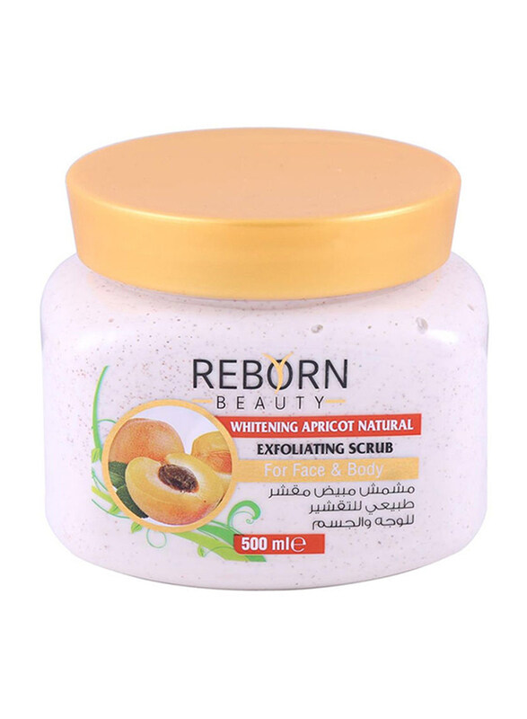 

Reborn Beauty Whitening Apricot Natural Exfoliating Face & Body Scrub, 500ml