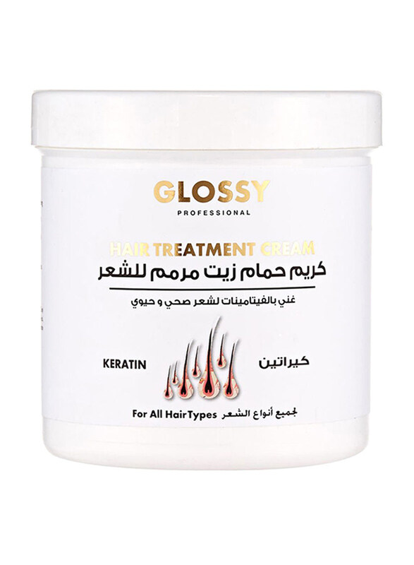 

Glossy Professional Hair Treatment Cream with Keratin for All Hair Types, 1000ml
